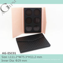 Qute & spécial rectangulaire papier ombre à paupières cas AG-ESC01, AGPM empaquetage cosmétique, couleurs/Logo personnalisé